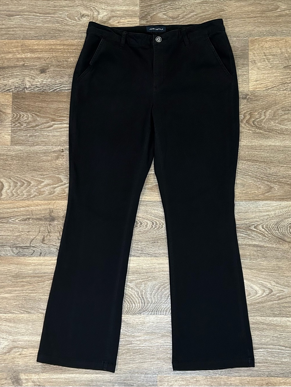 Aeropostale Black Wide Leg/Bootcut Black Uniform
Style Pants - Size 12 Regular